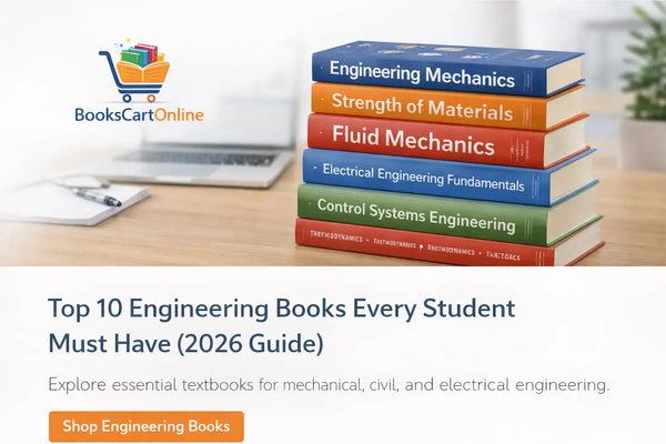 Top 10 Engineering Books Every Student Must Have (2026 Guide) - Books Cart Online