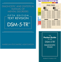 DSM – 5 – TR 5th Edition Set – Diagnostic and Statistical Manual of Mental Disorders + Pocket Guide + Page Table Mapping Inse