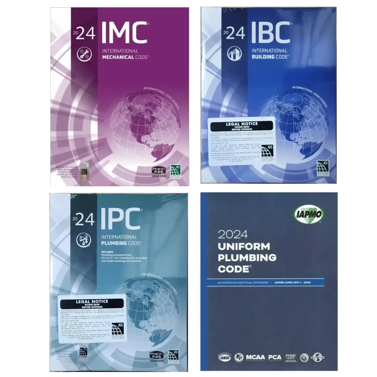 Complete 2024 Building & Fire Standards Bundle (IBC 2024 + IMC 2024 + IPC 2024 + UPC 2024) – (PB) – Engineering & Technology 