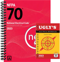 NFPA 70 National Electrical Code 2023 + Ugly’s Electrical References 2023 Edition – Official Spiral Bound Combo – ISBN: 97814