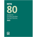 NFPA 80, Standard for Fire Doors and Other Opening Protectives, 2022 Edition (Paperback) – ISBN: 9781455927883 – Engineering 