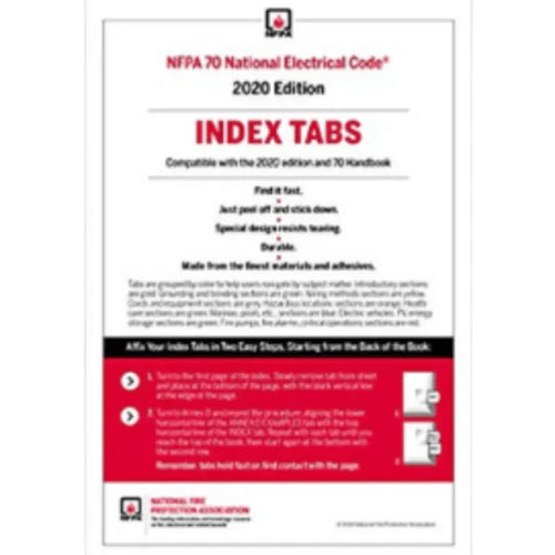 2020 NFPA National Electrical Code Tabs