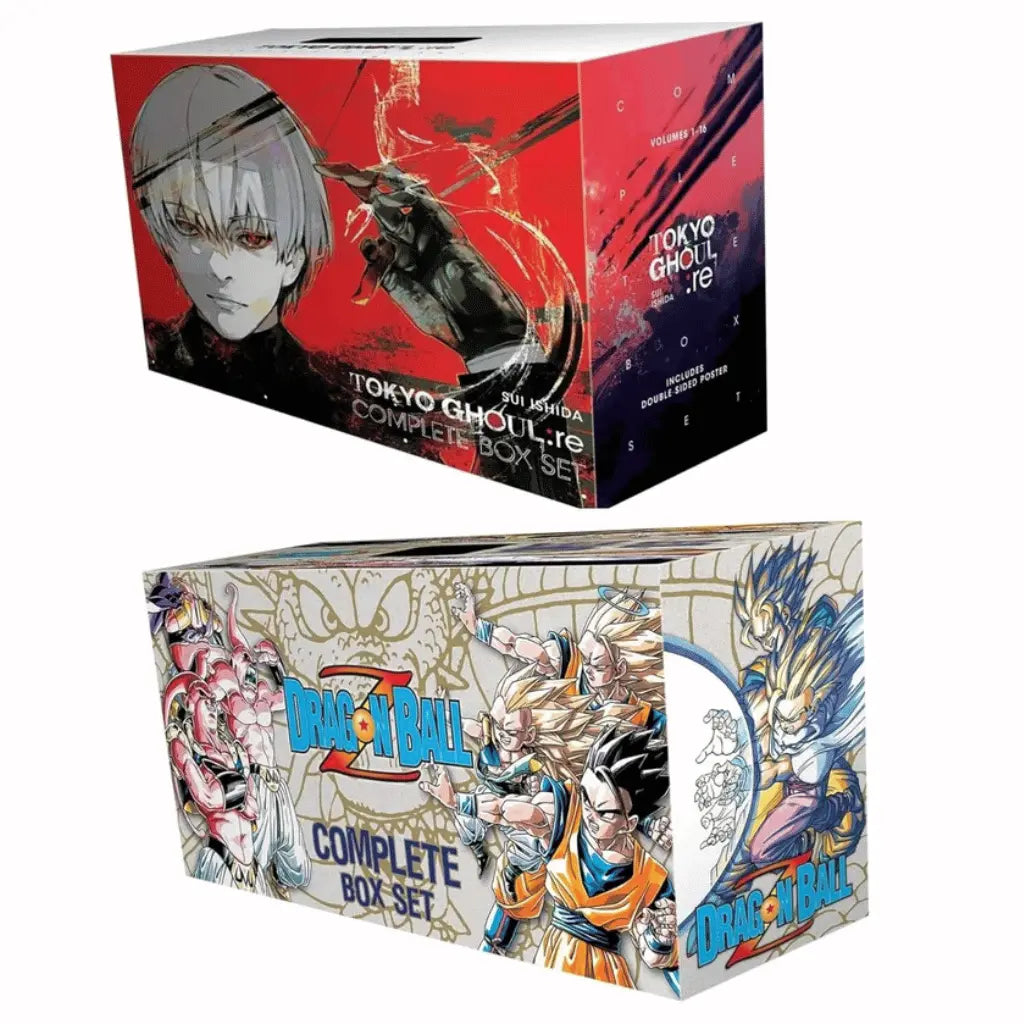 SUPER COMBO OF (Tokyo Ghoul Re Boxset 1-16 + Dragonball Z Complete Box Set: Vols. 1-26)