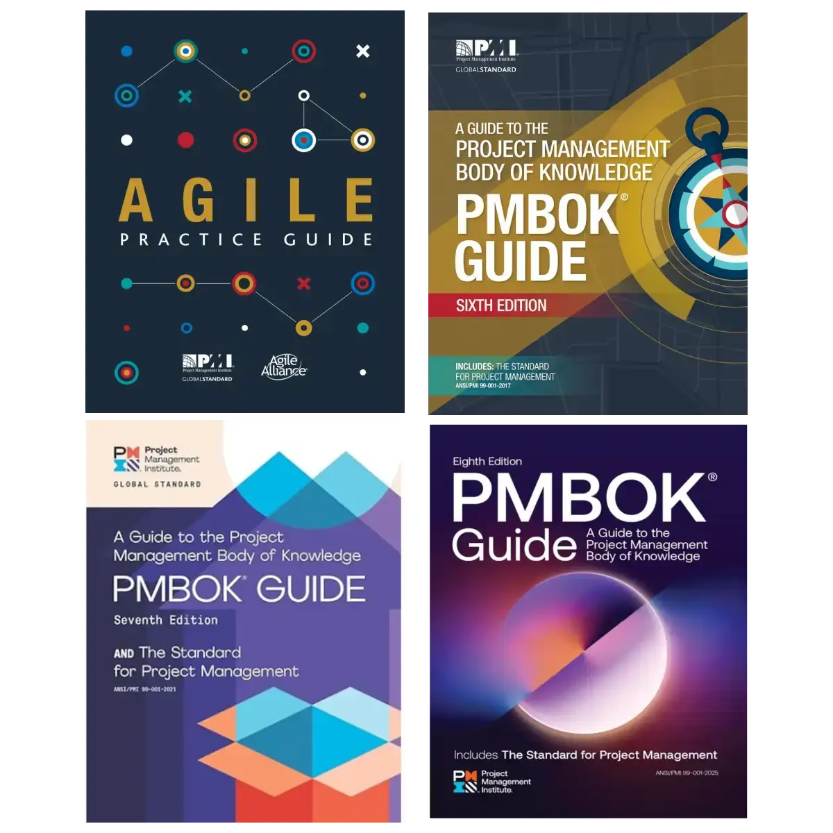 Agile Practice Guide + PMBOK® 6th + 7th + 8th Edition – Full PMI Project Management Set – Business & Management book from Boo