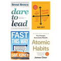 Dare to Lead + Radical Candor + Fast This Way + Atomic Habits – Ultimate Leadership, Feedback, Biohacking & Habit Mastery 4 –