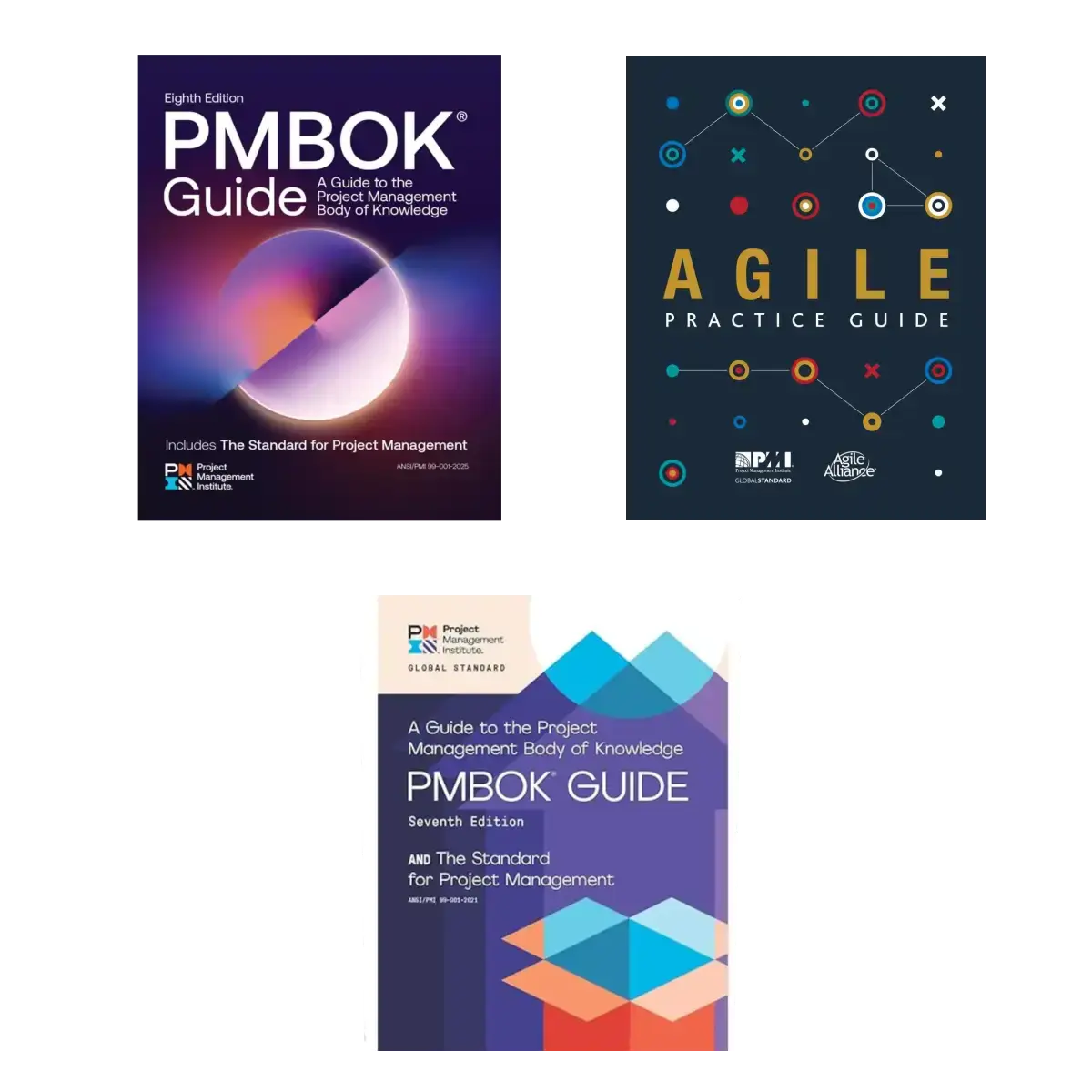 Ultimate PMI Standards Combo: PMBOK 7th & 8th Editions with Agile Practice Guide for Exam & Career Growth – Business & Manage
