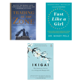 Trading in the Zone + Fast Like a Girl + Ikigai – 'Ultimate Mindset, Wellness & Longevity 3 – Book Bundle' – Business & Manag