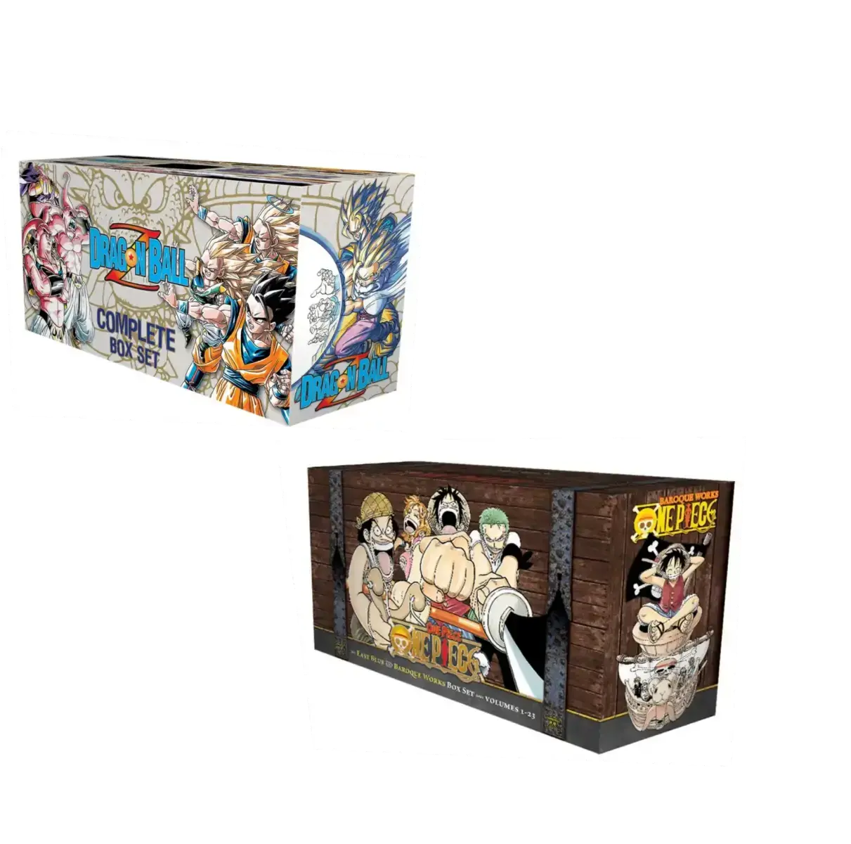 Combo of the Complete Box Set of Dragon Ball Z Complete Box Set and the Complete Box Set of One Piece Box Set: East Blue and 