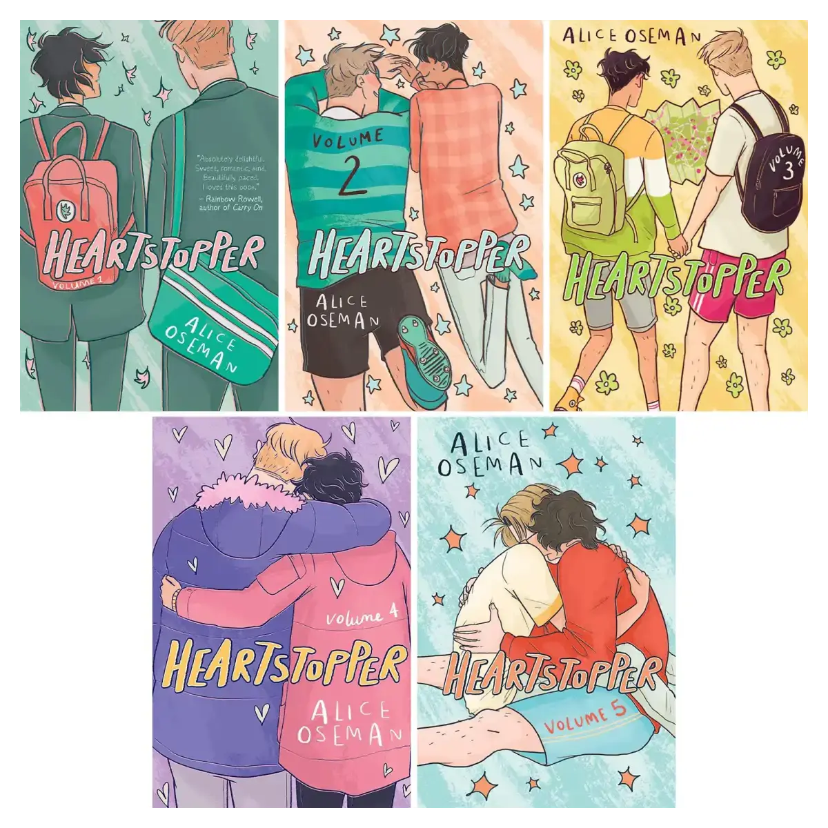 Heartstopper Set (Volume 1 to 5), Series of 5 Books – Paperback – ISBN: 9781637991848 – Textbooks & Academics book from Books