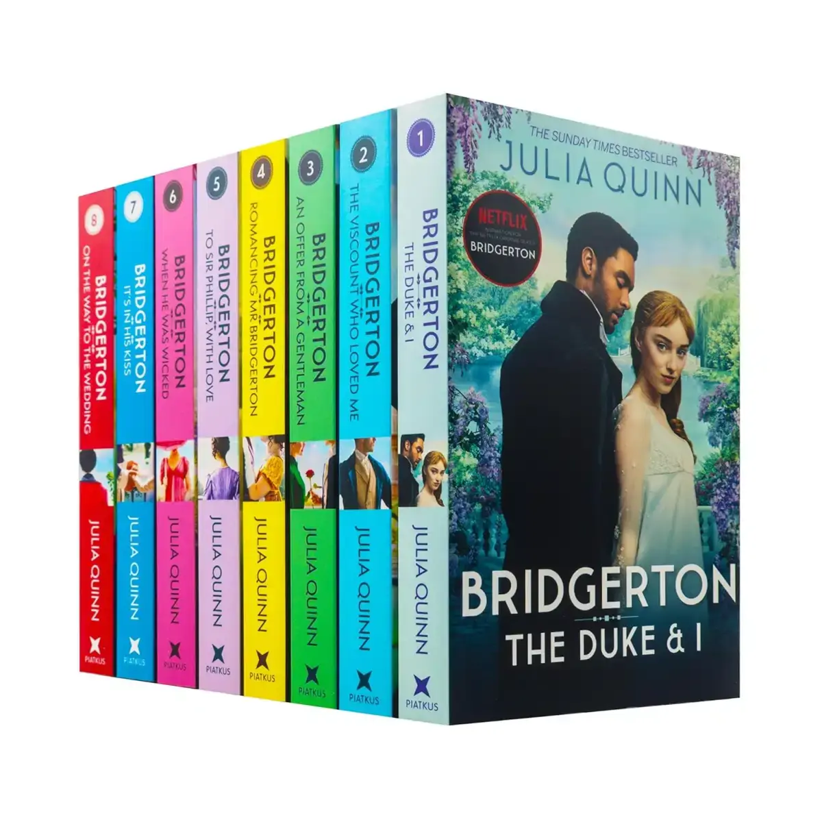Bridgerton Family Book Series Complete Books 1 – 8 Collection Set by Julia Quinn – Textbooks & Academics book from BooksCartO