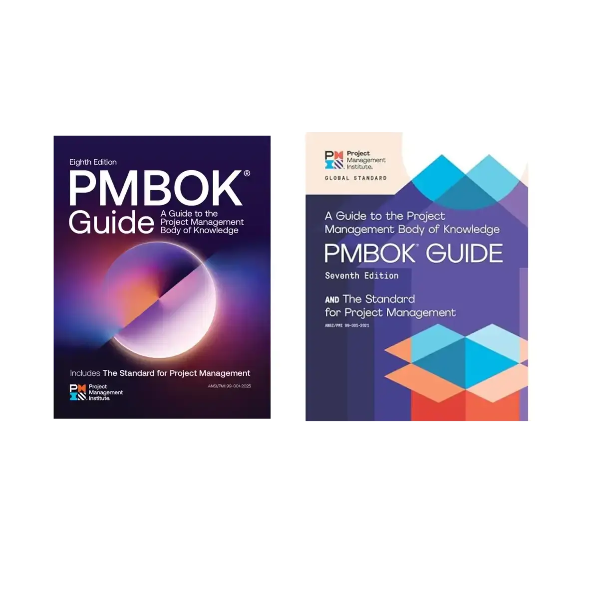 Combo of A Guide to the Project Management Body of Knowledge (PMBOK® Guide) ― 7th and 8th Edition (The Standard for Project M